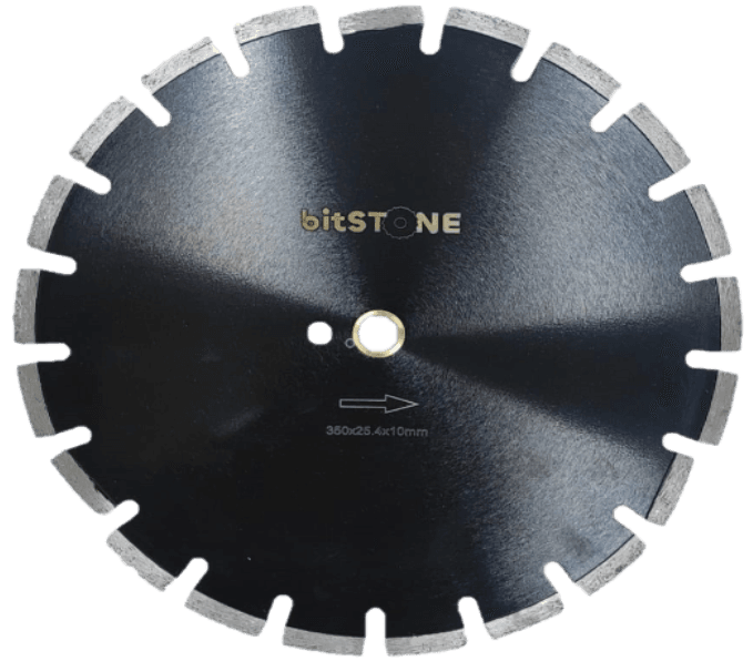 Диск алмазный bitSTONE Premium Plus Laser (асфальт, асфальтобетон) 350мм/25,4 (37920923350)