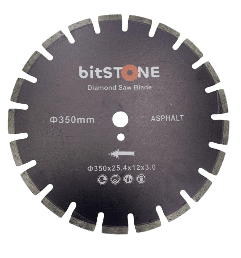 Диск алмазный bitSTONE Premium Plus (асфальт, асфальтобетон) 350мм/25,4 (37920923352)