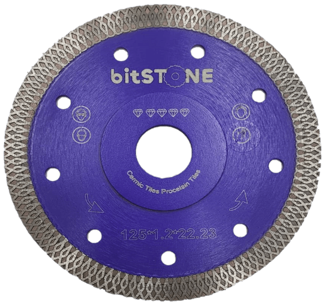 Диск алмазный bitSTONE Expert Hard Ceramics (гранит, керамогранит, керамика) 125мм/22,2 (37450923125)