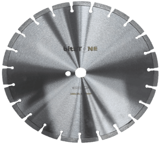 Диск алмазный bitSTONE Extra Plus Laser (бетон, железобетон, кирпич) 350мм/25,4 (37780923350)