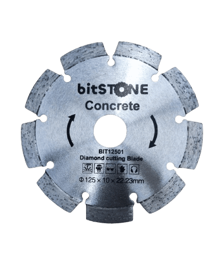 Диск алмазный bitSTONE Extra Plus Laser (железобетон, высоко армированный бетон) 125мм/22,23 (37780923125)