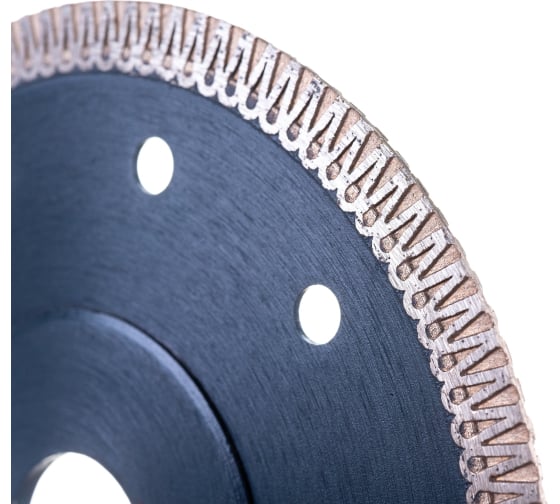 Диск алмазный Hilberg отрезной Super Hard Турбо X-тип (керамика, керамогранит) 125мм/22,23мм (HM620) — фото 3