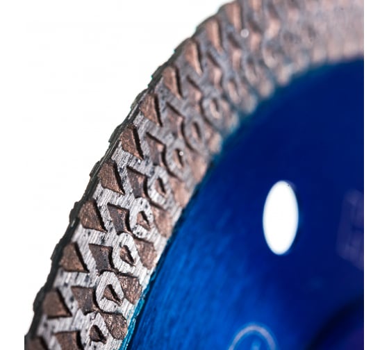 Диск алмазный Hilberg отрезной Турбо Ультратонкий Х-тип (керамика, керамогранит) 115мм/22,23мм (HM401) — фото 3